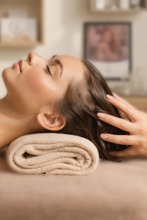 Massage relaxant du visage chez E'sens de Vie à Épernay et Saint-Martin-d'Ablois